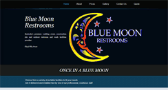 Desktop Screenshot of bluemoonrestrooms.com